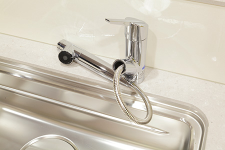 Brillia 鷺沼一丁目　Kitchen　キッチン　浄水器一体型シャワー水栓