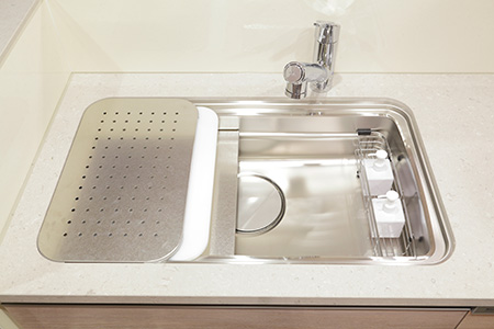 Brillia 鷺沼一丁目　Kitchen　キッチン　ユーティリティ静音シンク