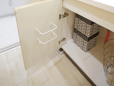 Brillia 大山 Park Front　Bath Room&Powder Room　浴室・洗面　開き扉収納