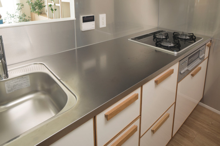Brillia 湘南辻堂海浜公園　Kitchen　キッチン　ステンレス天板