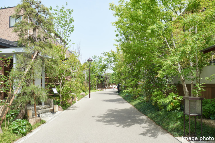 Brillia 湘南辻堂海浜公園　「再生事業エリア」と「風致地区」