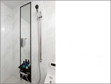 Brillia 品川キャナルサイド　Bath Room　バスルーム　ラインフレーム収納