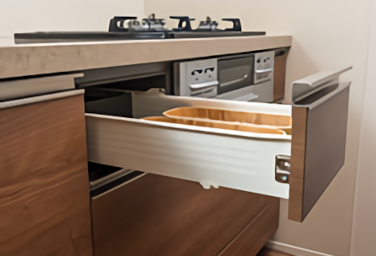 Brillia 品川戸越パークス　Kitchen　キッチン　ソフトクローズ機能