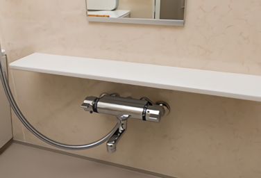 Brillia 品川戸越パークス　Bath Room　浴室　バイザーカウンター