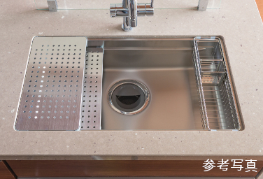 Brillia 品川戸越パークス　Kitchen　キッチン　段付クッキングシンク