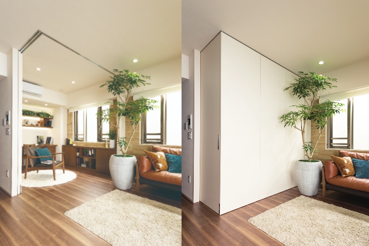 Brillia 品川戸越パークス　Comfortable　快適性　ウォールドア（可動間仕切り壁）