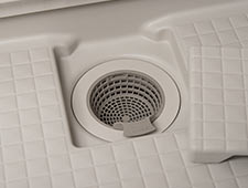 Brillia 一之江　Powder Room　浴室・洗面・トイレ　くるりんポイ排水口