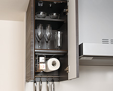 Brillia 向ヶ丘遊園　Kitchen　キッチン　マルチホルダー吊戸棚