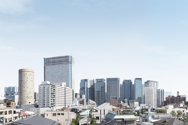 Brillia 高輪 REFIR　四方に空が広がる展望