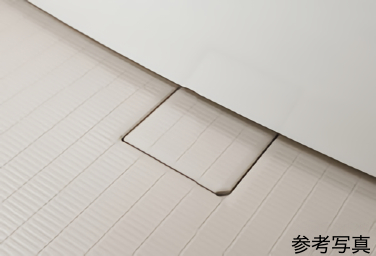 Brillia 亀戸　Bath Room&Powder Room　浴室・洗面室　フラッグストーンフロア