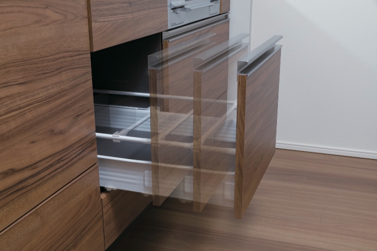 Brillia 品川南大井　Kitchen　キッチン　ソフトクローズ機能付収納