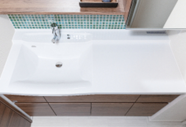 Brillia 品川南大井　Powder Room　洗面・トイレ　偏芯ボウル