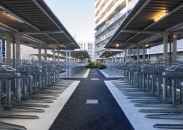 シントシティのフォトギャラリー：駐輪場