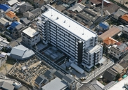 ブランズ八尾のフォトギャラリー：航空写真（北西面）