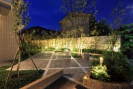 Brillia 高槻桜堤公園のフォトギャラリー：プレイロット（夕景）