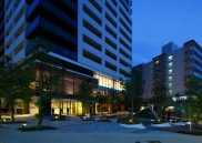 Brillia Tower 神戸元町のフォトギャラリー：サンクチュアリガーデン夕景