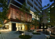 Brillia Tower 神戸元町のフォトギャラリー：サンクチュアリガーデン夕景