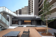 Brillia ときわ台 Solaie Residenceのフォトギャラリー：プライベートガーデン・コミュニティテラス