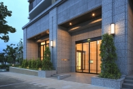 Brillia 神戸学園都市のフォトギャラリー：エントランス廻り（夕景）