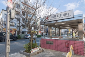 弦巻ハイツの周辺施設：桜新町駅