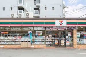 プランヴェールみずほ台の周辺施設：セブンイレブン三芳藤久保店