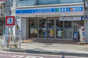 アールヴェール山手の周辺施設：ローソン横浜山元町二丁目店