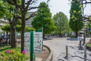 Brillia 上野松が谷の周辺施設：松葉公園