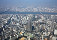 大阪福島タワーのフォトギャラリー：遠景