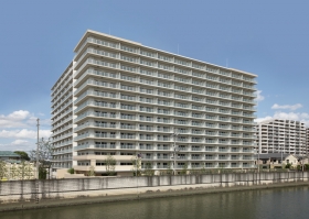 鶴見横堤ガーデンズマーク